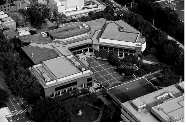 Commons Building Aerial