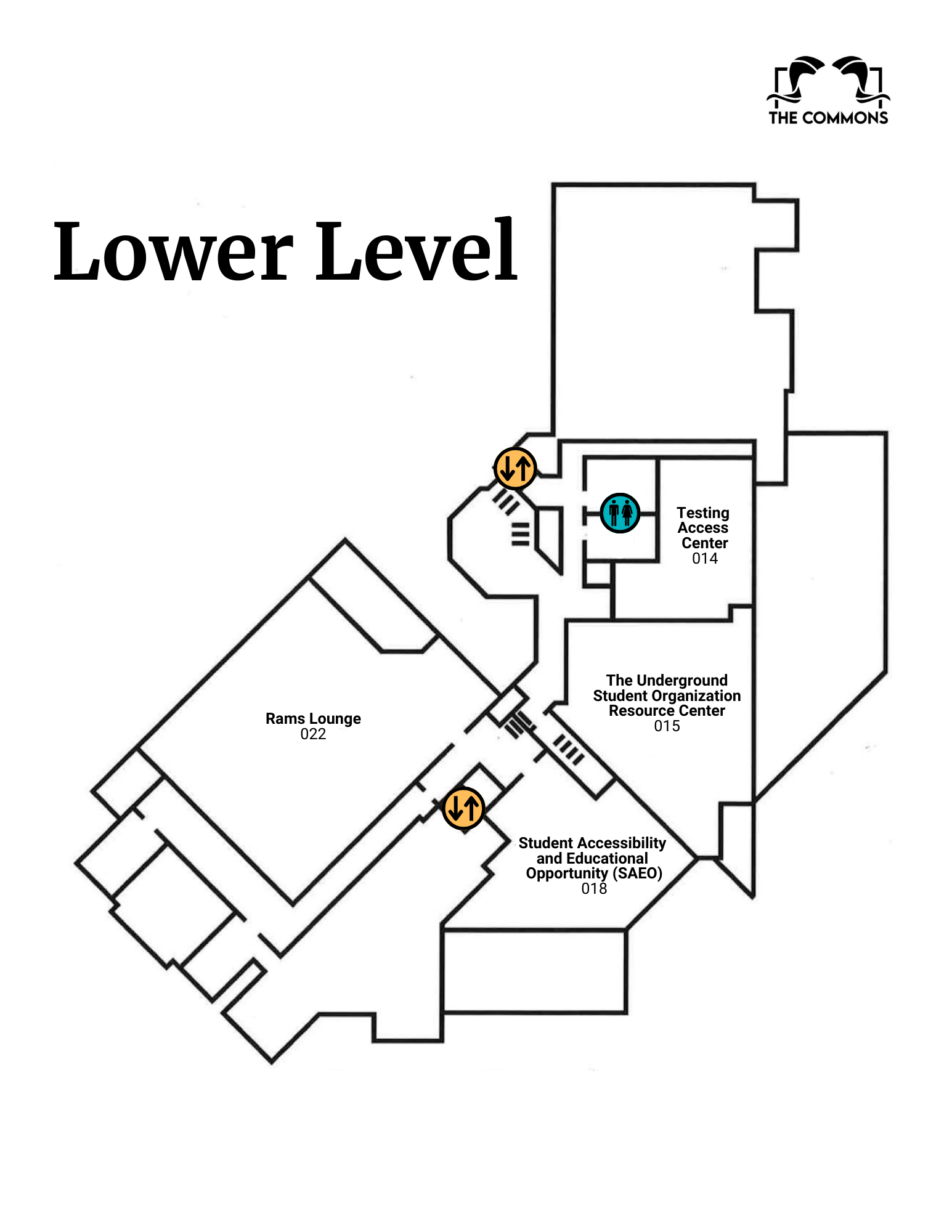 Lower Level Commons Floor Plan