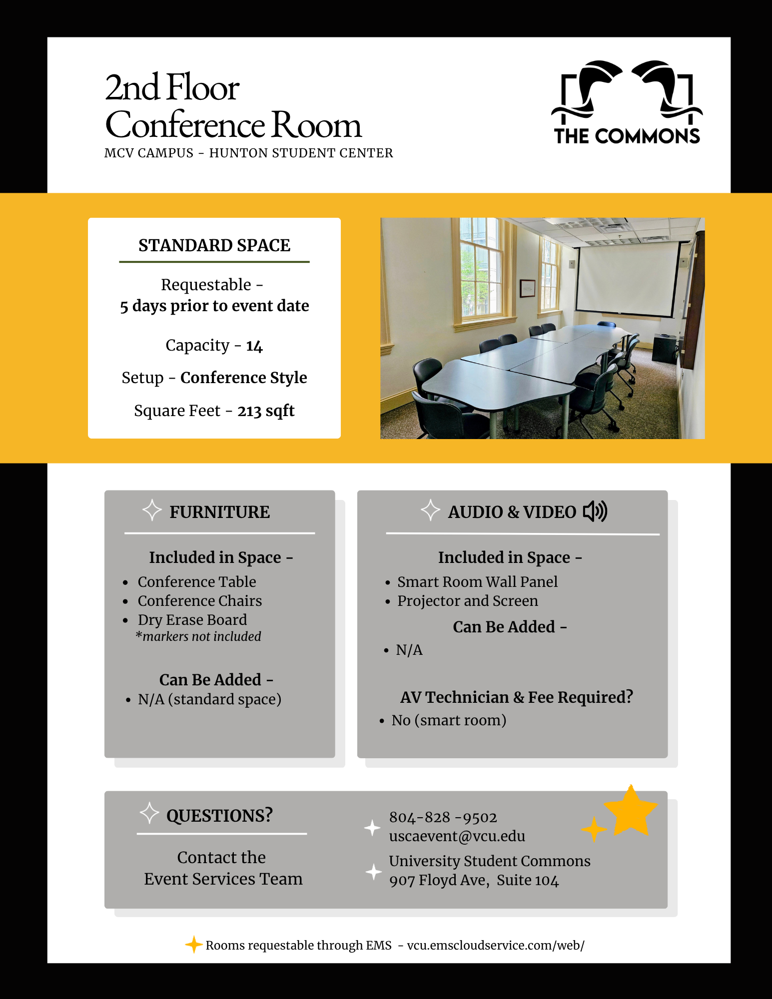 Hunton 2nd Floor Conf diagram  and description