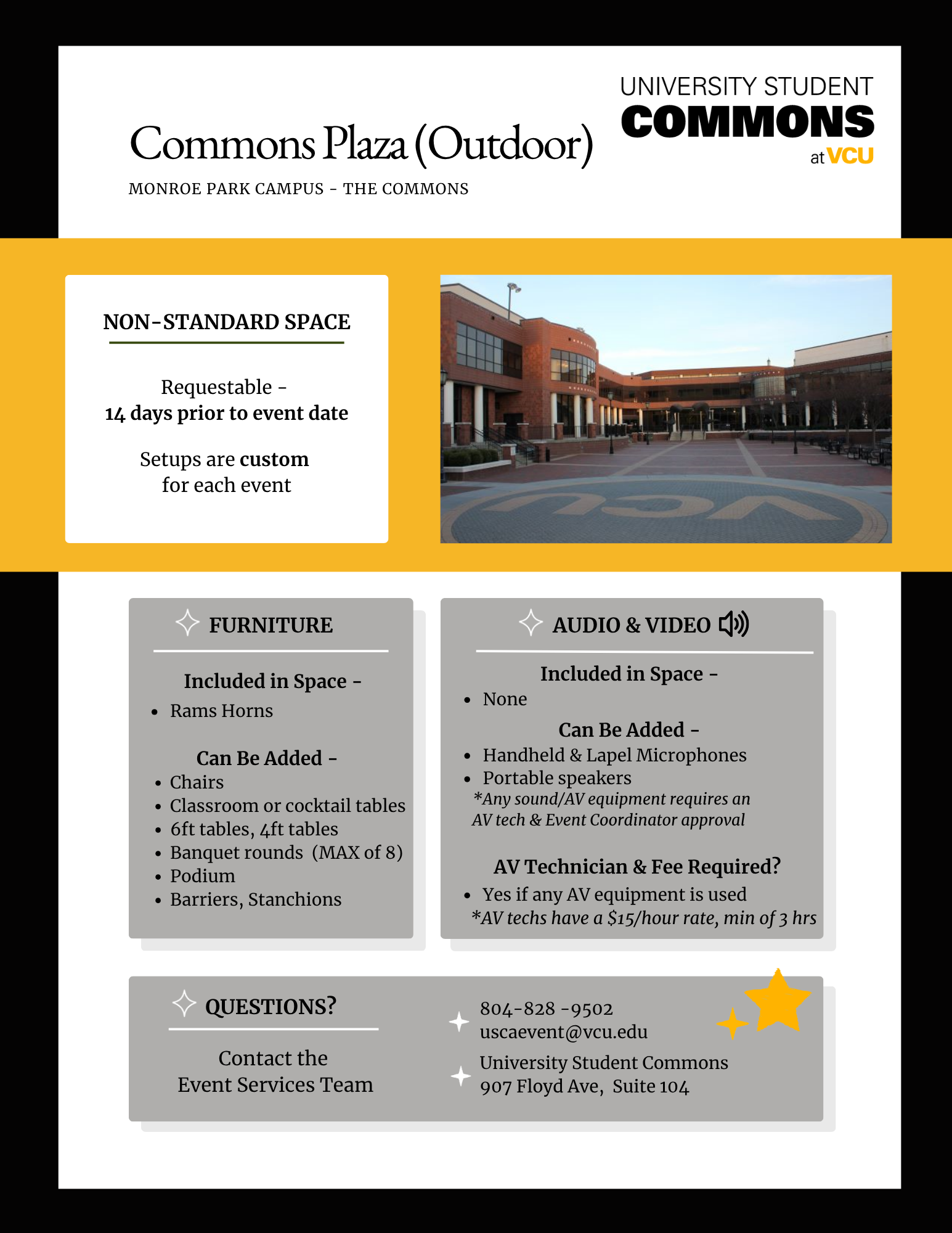 Commons Plaza- Description & Diagram