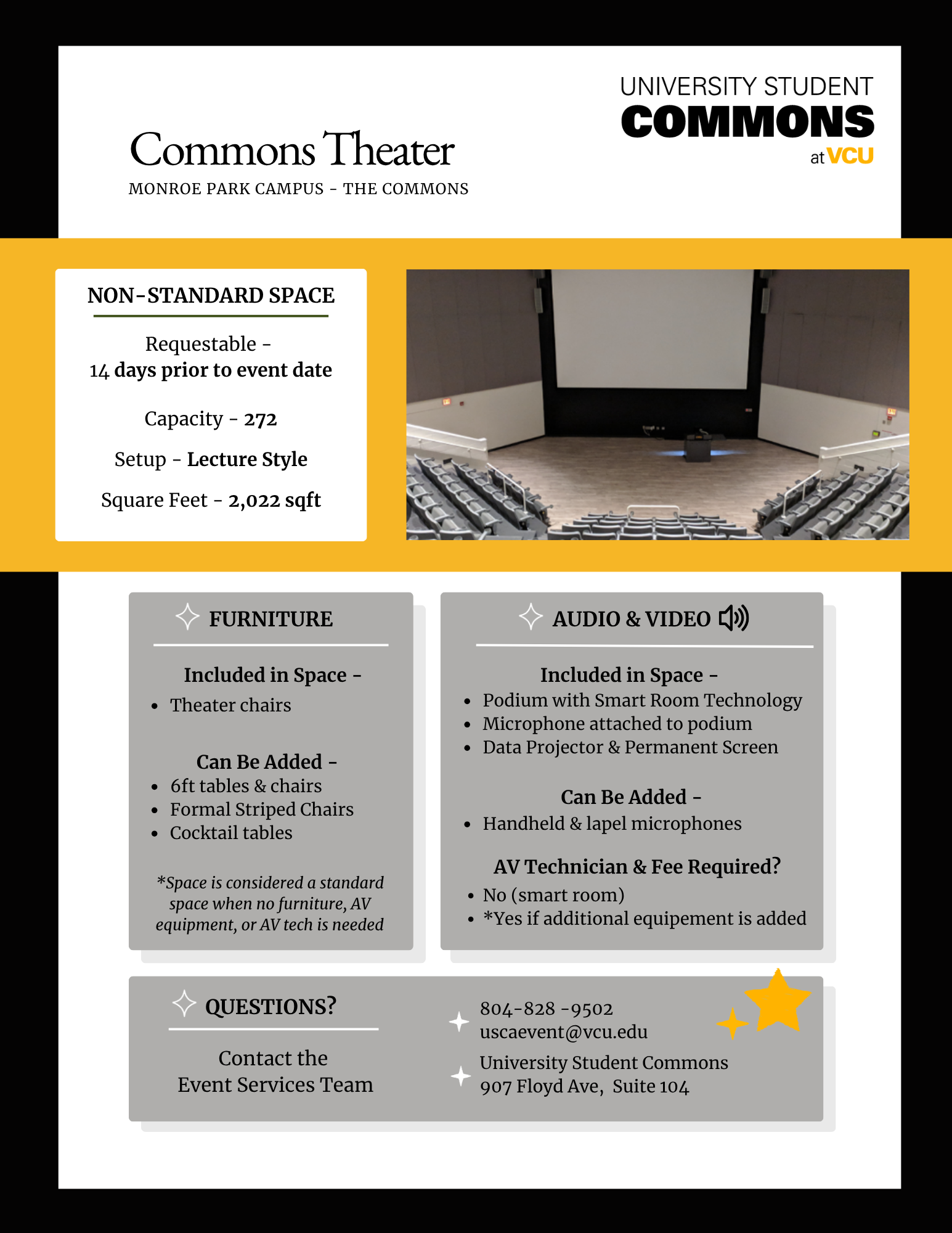 Commons Theater - Description & Diagram
