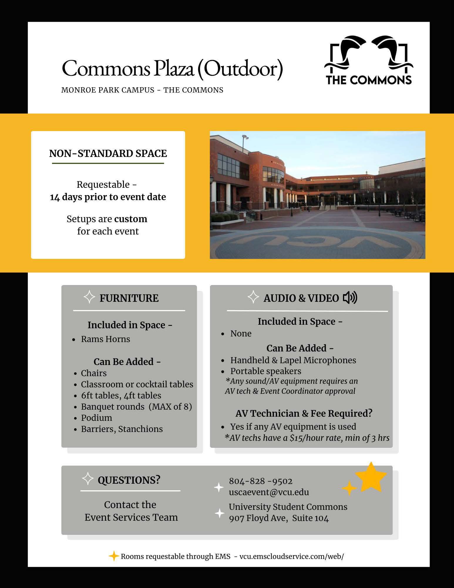 Commons Plaza- Description & Diagram