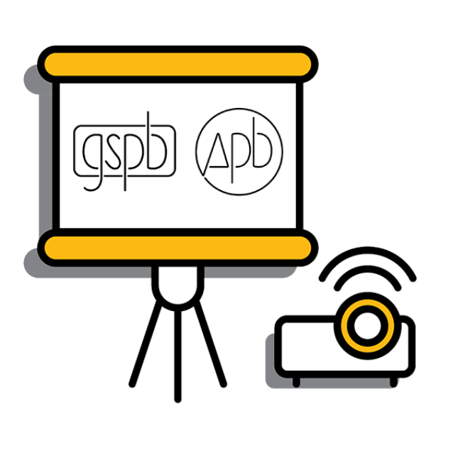 Projector icon for the Student Programming Boards, APB and GSPB
