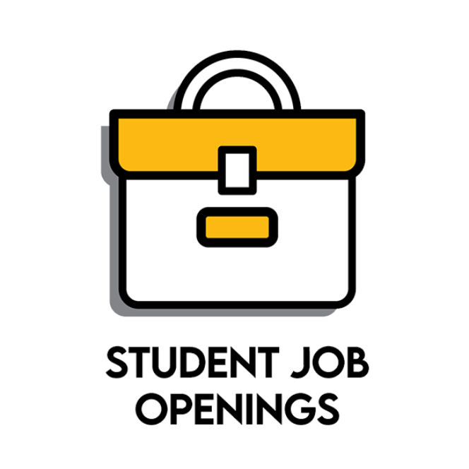 Student job openings briefcase icon